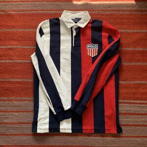 Polo Ralph Lauren vertical stripe long sleeve Polo